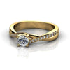 varitsa-jewellers - 0.4ct Brilliant Diamond Gold Engagement Ring - 02CG10